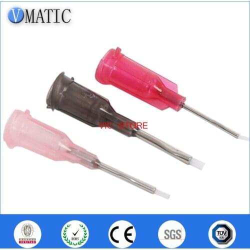 High Quality 100Pcs High Quality 0.5'' TEF Lined Dispenser Needle Tips Dispensing Needle Tips 1/2 Inch