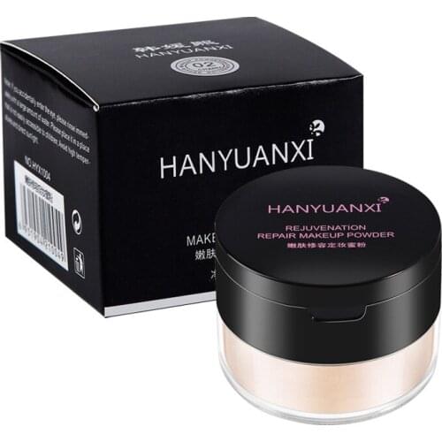 High Quality Tricolor Colors Mineral Oil-control Waterproof Rejuvenation Repair Makeup Face Translucent loose Powder