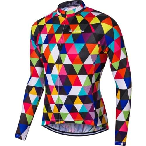 Weimostar 2019 Breathable Long Sleeve Cycling Jersey MTB Road Bike Jersey Ropa Ciclismo Autumn Cycling Clothing Bicycle Clothes