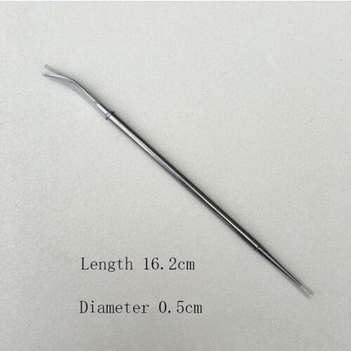 1Pc Carving Tool Engrave Length 16.2 Cm Diameter 0.5 Cm Stainless Steel Pottery Clay Sculpture Tool Double Diy Accessories