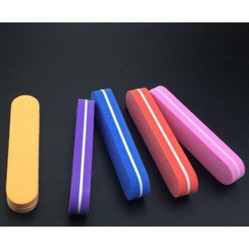 10 pcs Professional Double Sided Sponge Nail Files Block Grit Sanding Pedicure Manicure Nail Care Nail Art Beauty Tools