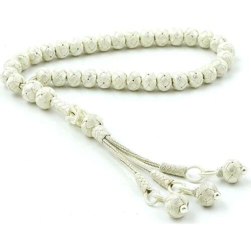 1000 Sterling Silver Handmade Rosary withTrabzon Kazaz and Zaza Designed