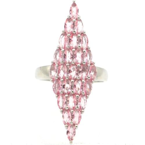 16x16mm SheCrown Lovely 3D Round Ceated Black Onyx For Ladies Daily Wear Silver Rings Wholesale Drop Shipping