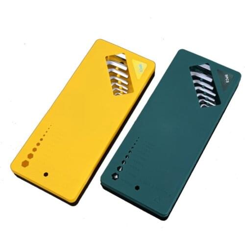 9 Pcs/Set Carbon Steel Double-End Screwdriver Hex Set Spanner Allen Key Hexagon Flat Ball Torx Star Head Wrench Hand Tool Kit