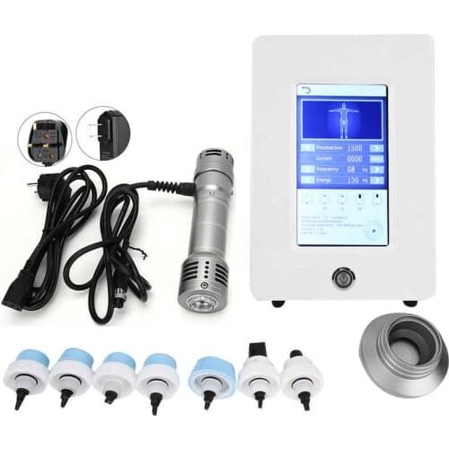 ED ShockWave Treatments Machine Pain Relief Shockwave Physiotherapy Instrument Tungsten Gold