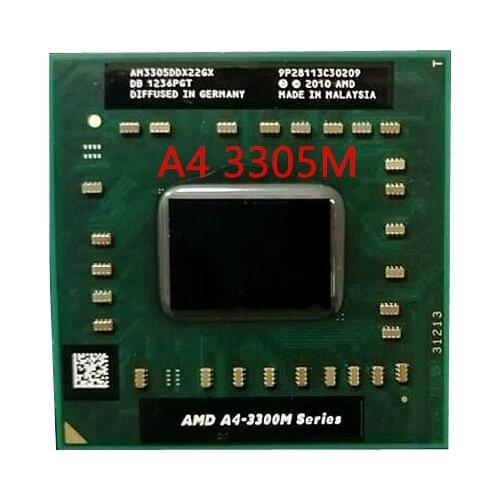 Free shipping Original New Brand High Quality AMD AM3305DDX22GX Electronic Laptop CPU A4-3305M Chipset