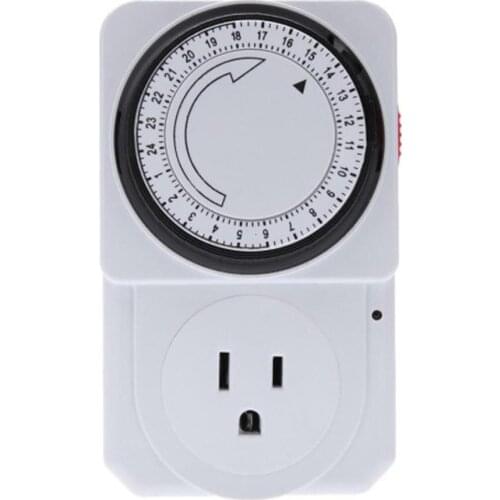 Cyclic Kitchen Mechanical Timer Power Outlet Universal US Plug Timing Socket for occasions that require frequent power outages
