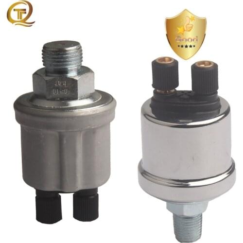 Oil Pressure Sensor 0-10Bar Thread 1/8 NPT 1/4NPT M18 Engine Oil Pressure Gauge Sender For Diesel Generator