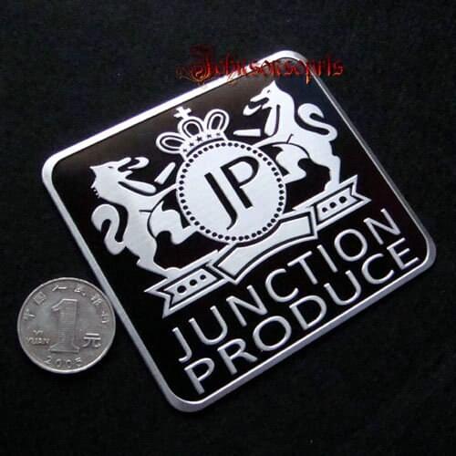 For JUNCTION PRODUCE VIP JP 3D Badge Emblem 90mm*80mm car sticker good quality Car Styling