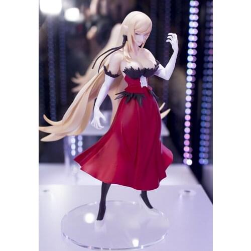 Oshino Shinobu Figure Kissshot Kiss-Shot Original Banpresto Senjougahara Hitagi SQ 18CM PVC Action Figure Model Gift