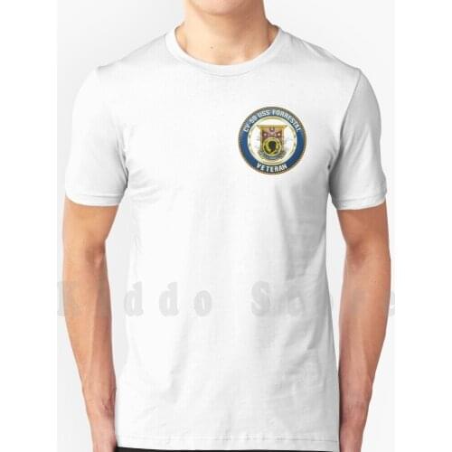 Cv - 59 Uss Forrestal T Shirt Diy Big Size 100% Cotton Cv59 Uss Forrestal Forrestal Usn Navy Us Navy Carrier Cv 59 Carrier