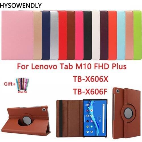 HYSOWENDLY 360 Degree Rotating Tablet Covers Case For Lenovo Tab P11/P11Pro TB-J606F TB-J706F Stand PU Leather Back Shell Fundas