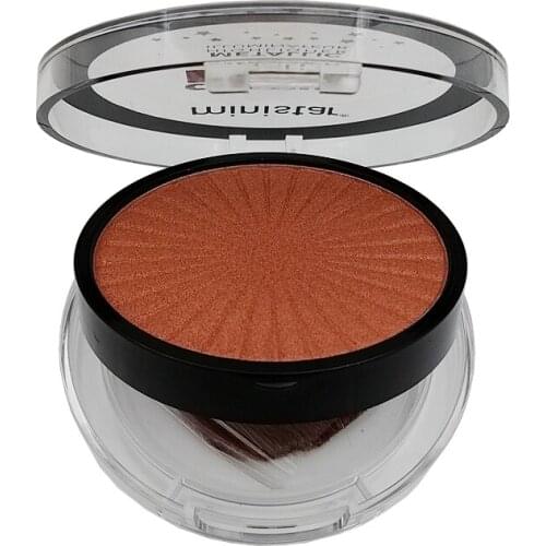 Ministar face bronzer highlighter powder waterproof 8 colors contouring makeup gold silver metallic highlighter palette MT024