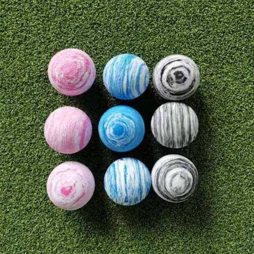 10Pcs Multi-color Soft EVA Golf Training Ball Indoor Exercise Sport Tool Accessory Kids Toy Golf training tools