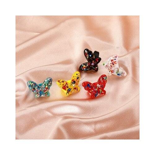 New Fashion Acrylic Butterfly Ring Cute and Fun Resin European and American Retro Animal Bracelet Women