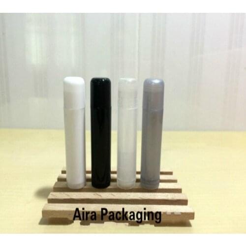 5ML Plastic Empty Lip Balm Tube Makeup Tool Cosmetic Lip Rouge Refillable Bottle Classic Lipstick Subpackage 50pcs/lot