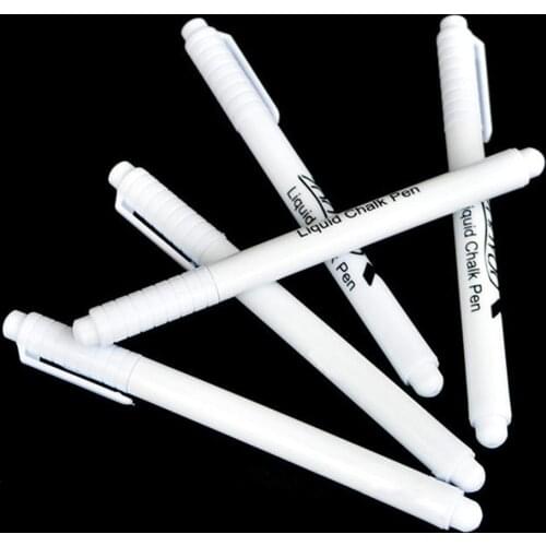 Hot White Liquid Chalk Pen Marker Glass Windows Chalkboard Blackboard Liquid Ink Pen Used on Chalkboard Window Paint White Pen