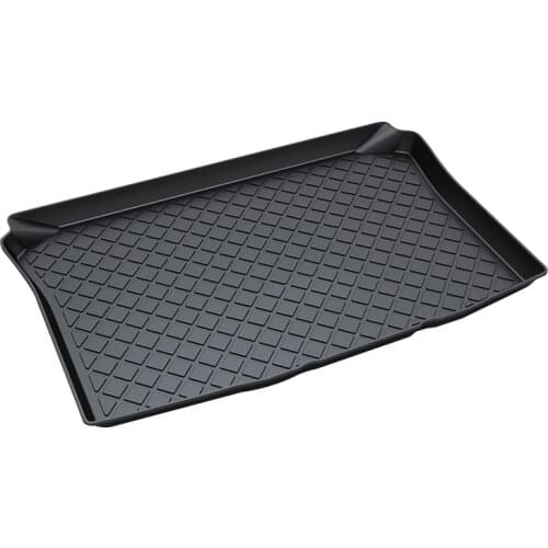 Premium Waterproof Anti-Slip Car & Trunk Tray Mat Protector Cover in Heavy Duty for Volkswagen VW Polo 2006-2017, Black