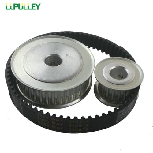 LUPULLEY Timing HTD Belt Pulley 5M Reduction 1:3 60T 20T Engraving Machine Accessories With 5M-375 Belt Width 15mm