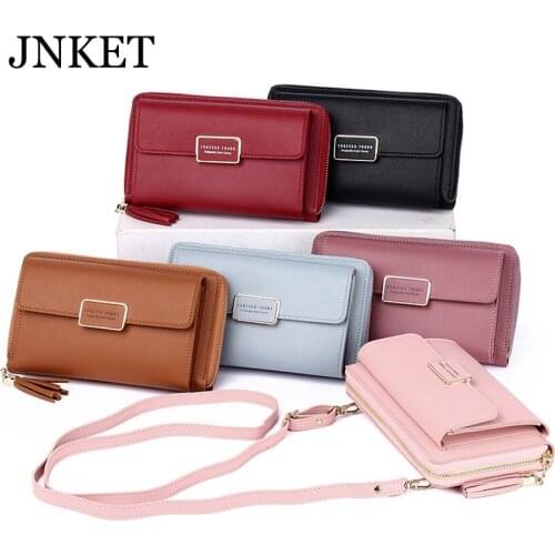 JNKET New Fashion Womens PU Leather Cellphone Bag Leisure Shoulder Bags Crossbody Bag Cluth Bag