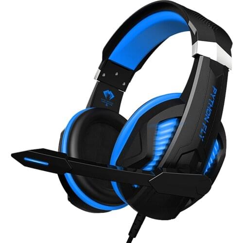 Led Light Wired Gamer Headphones With Microphone For PS4 PS5 Xbox One Computer Bass Stereo PC Gaming Headset In Stock