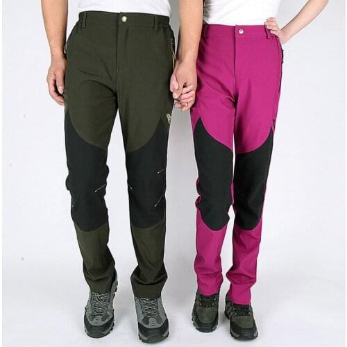 Waterproof Female Thin Trekking Pants Climbing Camping Trousers M-5Xl Women Man Summer Quick Dry Hiking Pants Outdoor