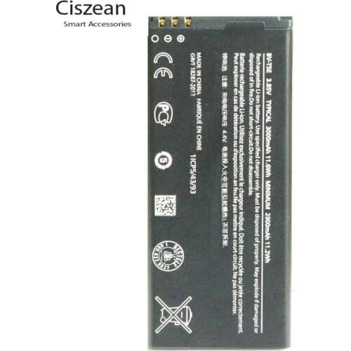 1x 3000mAh / 11.6Wh BV-T5E / BVT5E / BV T5E Replacement Battery For Microsoft Lumia 950 RM-1106 RM-1104 RM-110 McLa