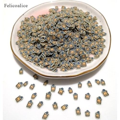 20g/Bag Boba Slime Additives Supplies Cute Polymer Clay Sprinkles DIY Kit Filler For Cloud Clear Crunchy Slime Clay