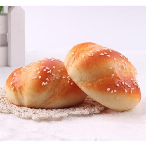8cm Kawaii Squishy Buns Toast Bread Cartoon Soft Kids Toy Cellphone Straps