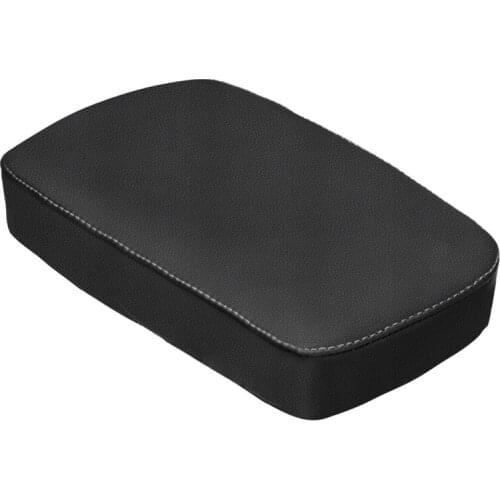 Car PU Leather Central Armrest Box Cover Protection for Hyundai KONA Encino 2018 2019 Gray Line