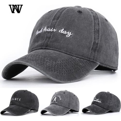 Baseball Cap Men Women Snapback Hat Trucker Cap Vintage Black Adjustable Cap Female Hip Hop Streetwear Unisex Dad Hat BQM-CZX41