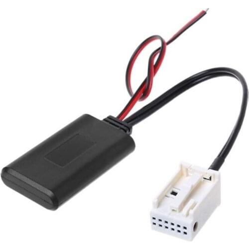 For bmw E60 04-10 E63 E64 E61E70 E90/E91 E92 Car 12Pin bluetooth Module Wireless Radio Stereo AUX-IN Aux Cable Adapter Q9QD