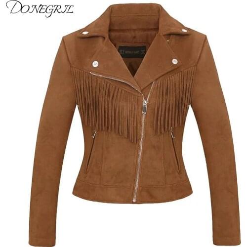 Donegirl Womens Fashion Leather Jackets
