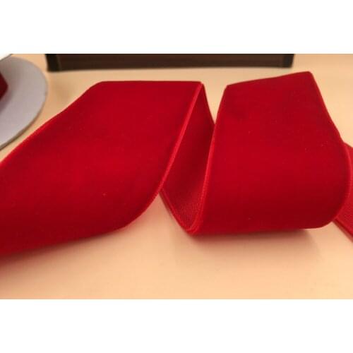 10colors Choices 1.5" 38mm Single Faced Nylon Velvet Ribbon Velour Ribbons Webbing Diy Accessories 50yards Lot