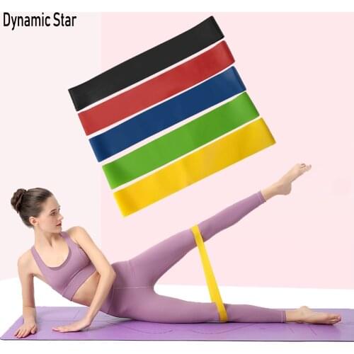 Rubber Resistance Bands Yoga Stretching Exercise Fitness Elastic Bands Bodybuilding Expander Home Gym Training Workout Equipment