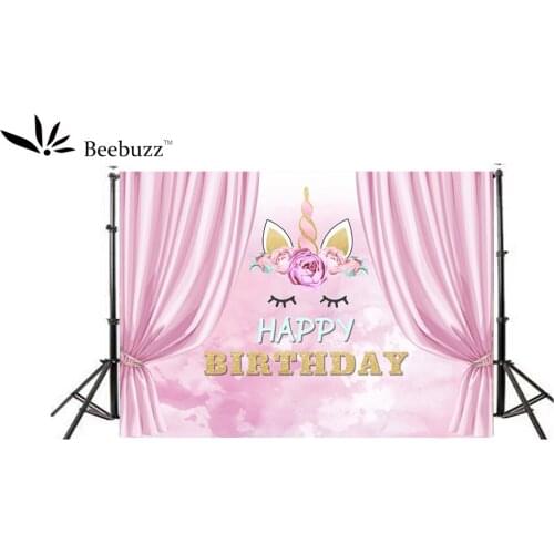 Beebuzz Photo Backdrop Different Design Unicorn Birthday Party Childrens Birthday Photography Backgrounds Photography Supplies