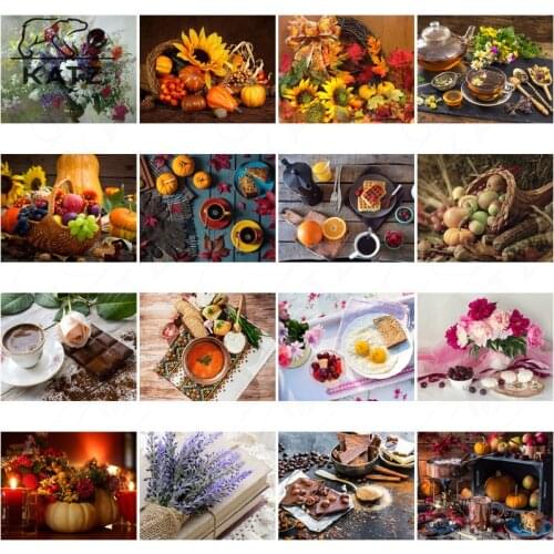 Lavender Diamond Painting Decoration Diy Modern Afternoon Tea Elegant and Fashionable Setting Plate Picture Diamond Mosaic Decor