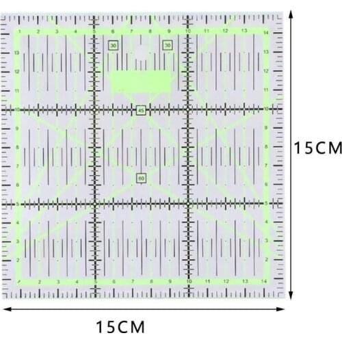 1PCS Hot Patchwork Tailor Craft Ironing Ruler Measuring Tool Cloth Cutting Rulers Patchwork Ruler Quilting Rule DIY Sewing Tools
