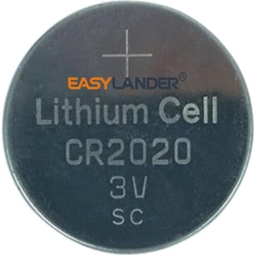 HOT 5PCS/LOT button cell CR2020 2020 button battery 3V lithium cell for remote control electronic meter toy