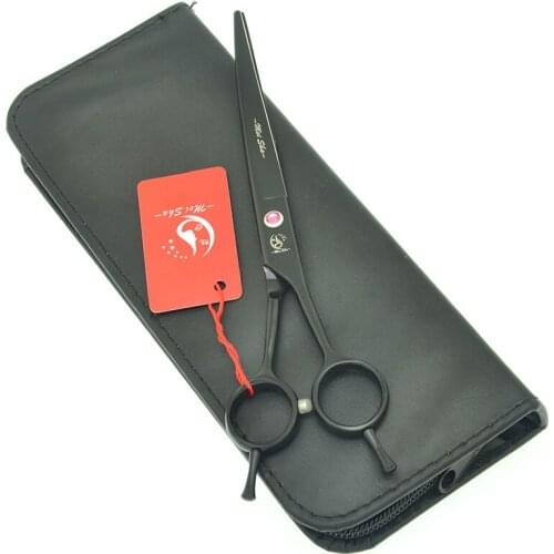 Meisha 7.0" Japan Steel Pet Dog Grooming Cutting Shears Painted 6.5" Thinning Scissors Curved Animals Fur Clipper Trimmer HB0163