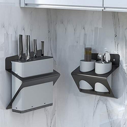 Stainless Steel Chopstick Organizer Tableware Draining Rack Kitchen Accessory