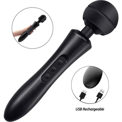 AV Wand Rechargeable Vibrator for Women Body Massager Adult Sex Toys for Couple Clitoris Stimulator Couples Flirting Sex Shop