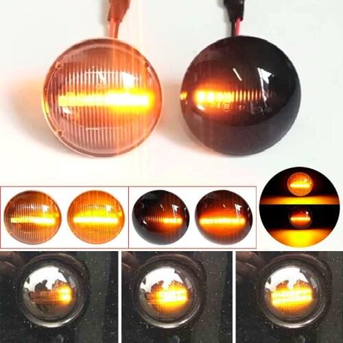 Sequential Flashing Lamp Dynamic Repeater Blinker LED Side Marker Turn Signal Lights For Land Rover Range Rover L322 2002-2012