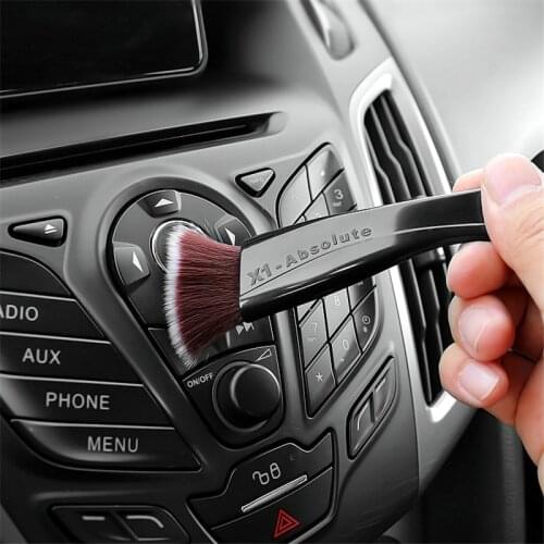 Car Air Conditioner Vent Brush Double-Head Dust Cleaning Brush