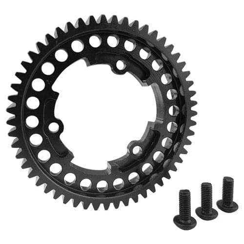 Steel 54 tooth, 1 mod hardened steel spur gear for the Traxxas X-Max 4X4