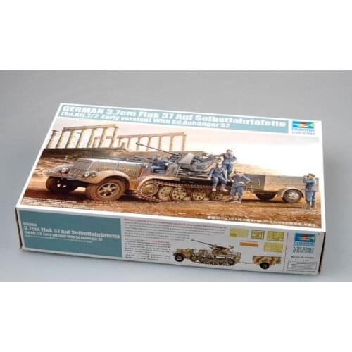 Trumpeter 01525 1/35 3.7cm Flak 37 Sd.Kfz.7/2 Early Model Kit