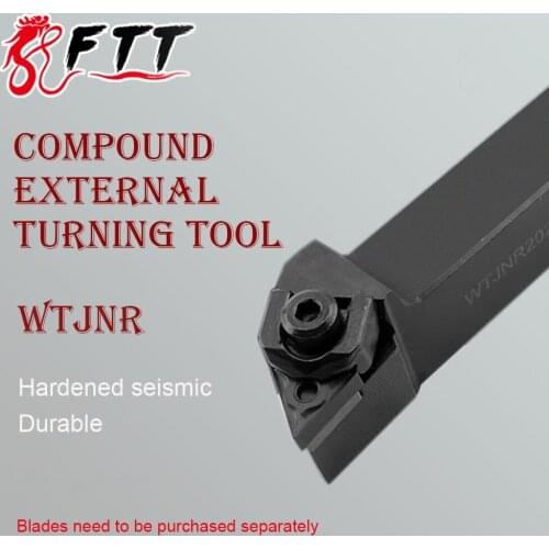 1PCS WTJNR/L1616 2020 2525-16 CNC External Turning Tool Holder Lathe Accessories Adaptation With TNMG1604 Carbide Inserts