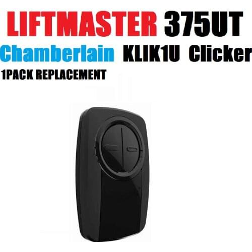 1Pack Liftmaster 375UT 893MAX Remote Control 371LM 971LM 81LM 891LM Chamberlain KLIK1U Clicker Replacement