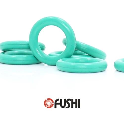 CS3.55mm FKM Rubber O RING ID 112/115/118/120/122/125/128/132*3.55 mm 10PCS O-Ring Fluorine Gasket Oil seal Green ORing