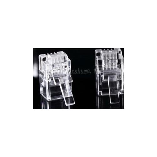 10 PCS TOP QUALITY RJ9 Modular Headset Connector 4P4C Plug Connectors Crimp End RJ9/RJ22 for Phone headset Cable